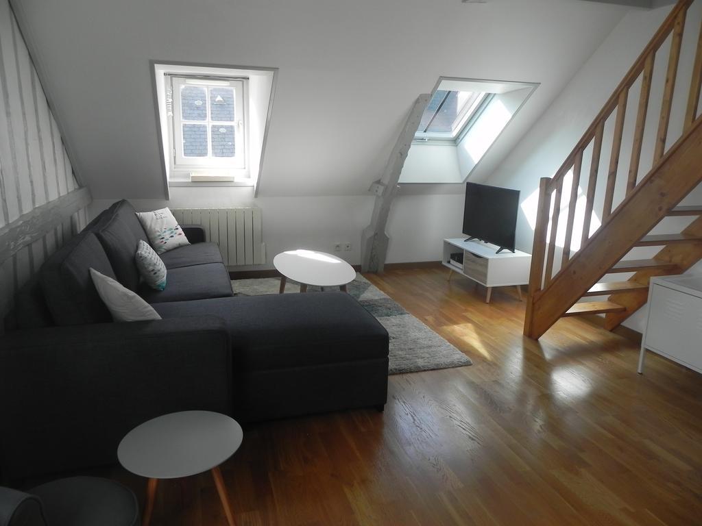 Appartement Rue Haute 옹플뢰르 외부 사진